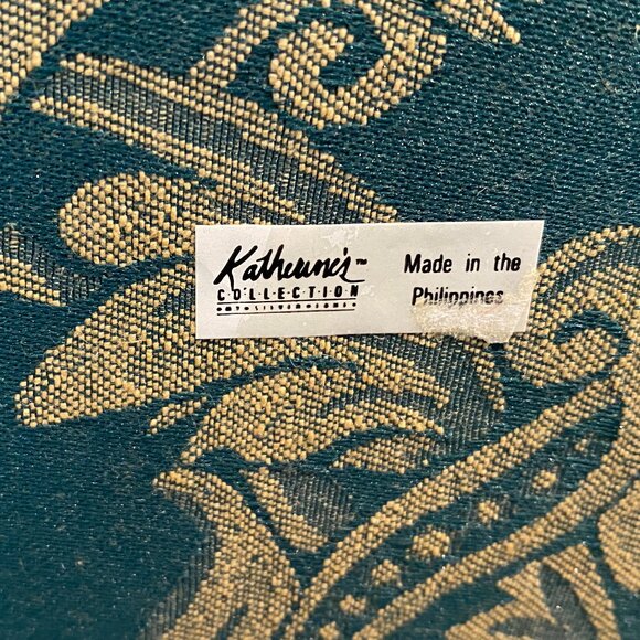 Katherine's Collection Vintage Gree Satin & Cream Lace Jewellery/Trinket Box - Picture 6 of 8